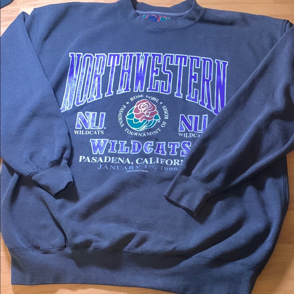Northwestern Wildcats 1996 Rose Bowl Sweatshirt XL
